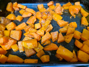 Roasted butternut squash