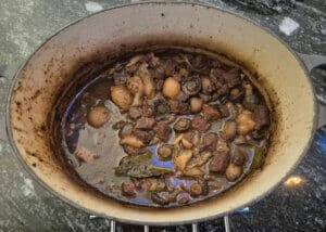 Cooked and ready to serve