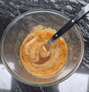 Eggs & Sugar mixed together