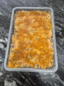 Ready to go into the oven