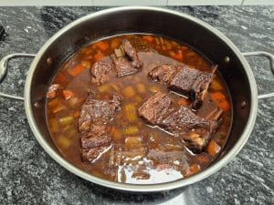 After slow cooking, allow to rest for 30mins