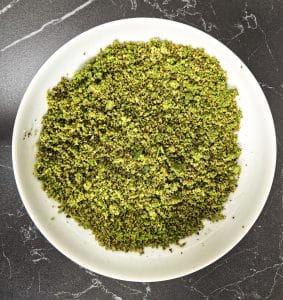 Herb crust blended