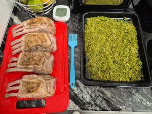 Ready to apply herb crust