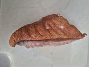 Cooked Duck breast resting