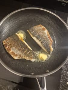 Turn fillets and bast with butter