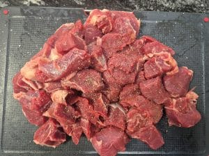 Organic beef shin seasoned